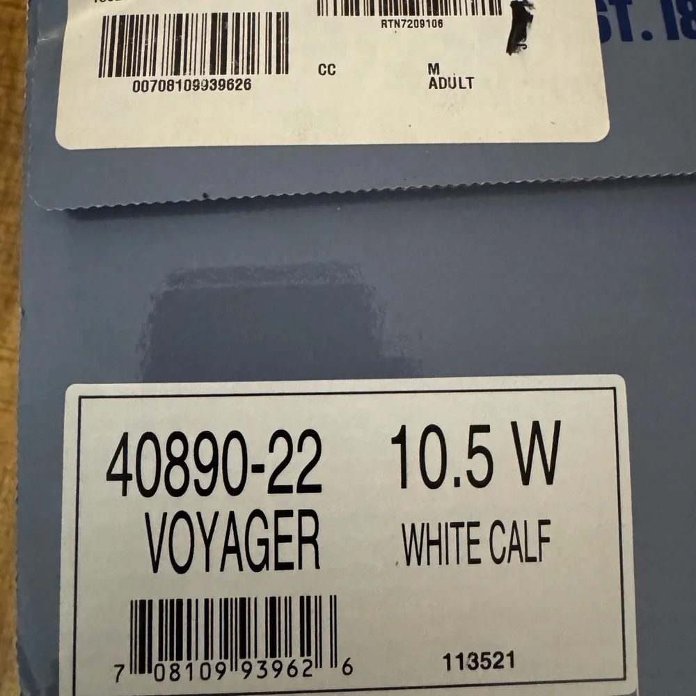 DREW Mens VOYAGER athletic leather WHITE shoes sneakers 10.5 W wide